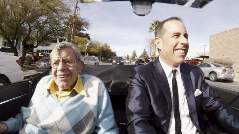 The late Jerry Lewis is among the comedians featured in Jerry Seinfeld's 'Comedians in Cars Getting Coffee'