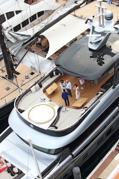 The fleet of yachts at last year's Monaco Yacht Show totaled nearly 3.5 kilometers in length, according to the Yacht Harbour database, just short of the length of the entire Principality of Monaco. 