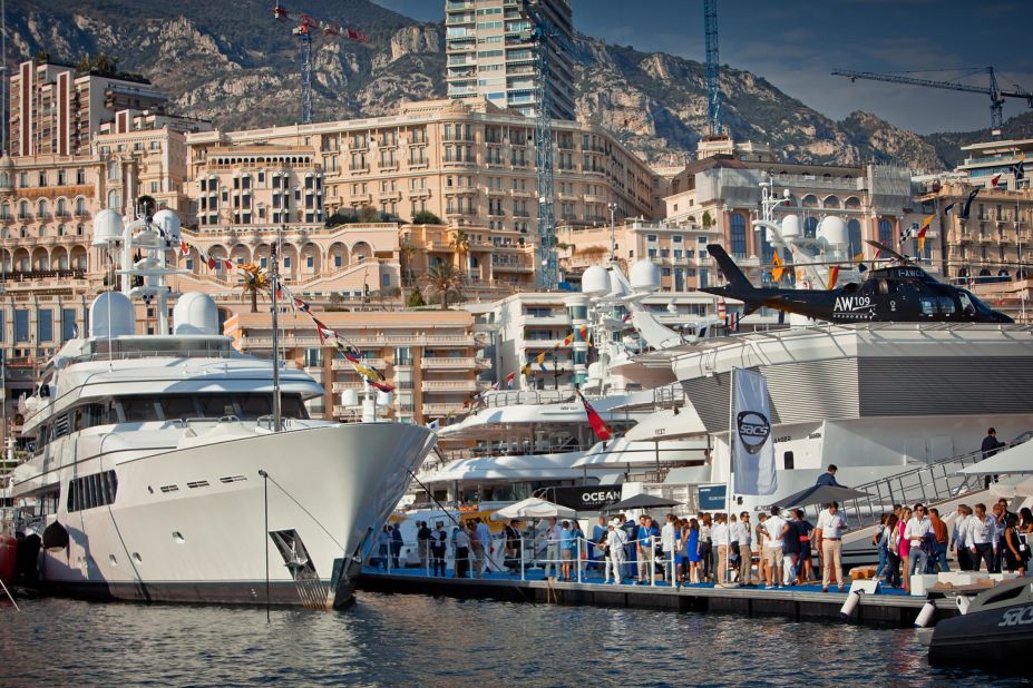 The show attracts yacht lovers from around the world. The collection of superyachts on display each year average close to 50 meters (164 feet) in length. 