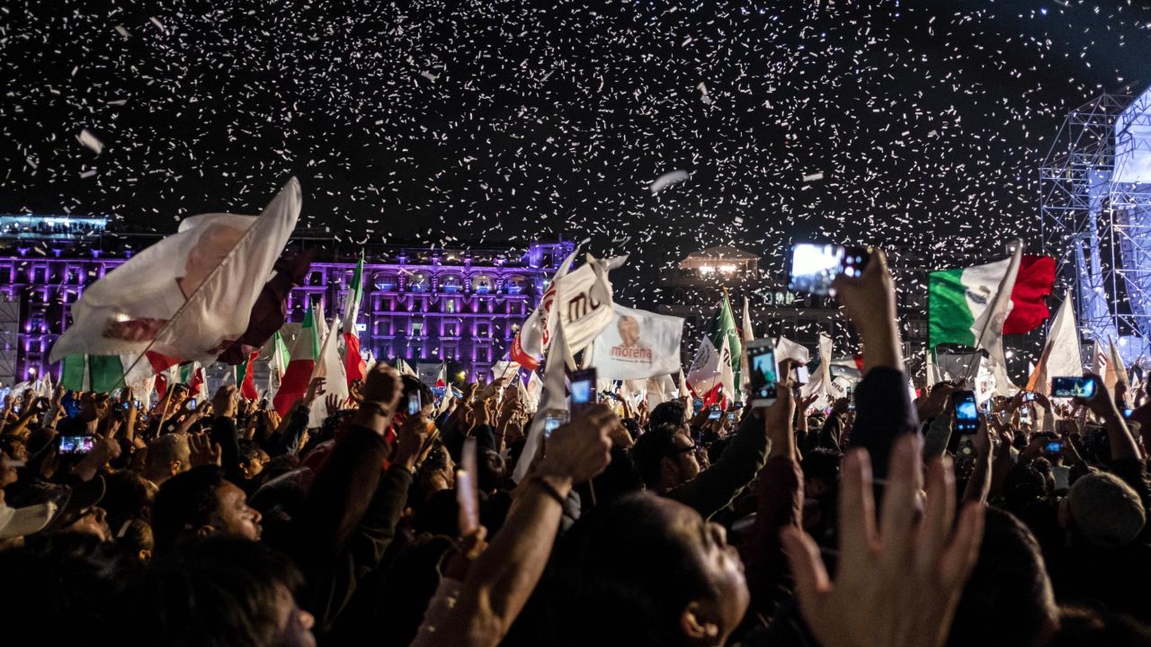 Lopez Obrador at times led by more than 20 points in the pre-election polls, as Mexicans expressed massive dissatisfaction with mainstream political parties.