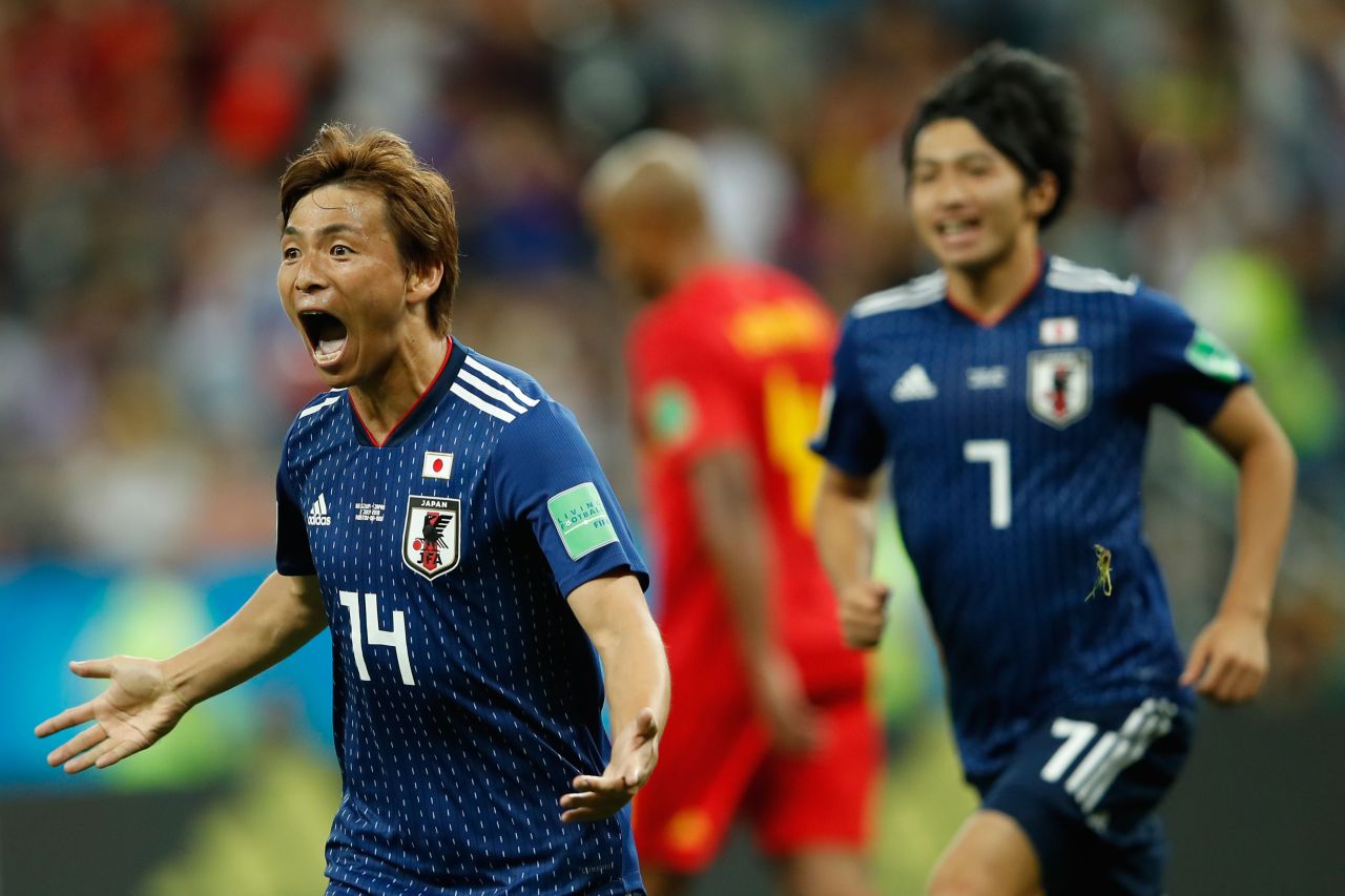 Takashi Inui, left, gave Japan a 2-0 lead early in the second half.