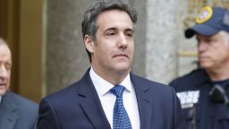 NEW YORK, NY - MAY 30: Michael Cohen, (C) former personal lawyer and confidante for President Donald Trump, exits the United States District Court Southern District of New York on May 30, 2018 in New York City.  According to a filing submitted to the court Tuesday night by special master Barbara Jones, federal prosecutors investigating Michael Cohen, a longtime personal lawyer and confidante for President Donald Trump, are set to receive 1 million files from three of his cellphones that were seized last month. (Photo by Eduardo Munoz Alvarez/Getty Images)