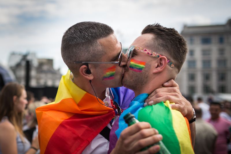 UK Government To Ban Gay Conversion Therapy CNN   180703082251 Pride Kiss 