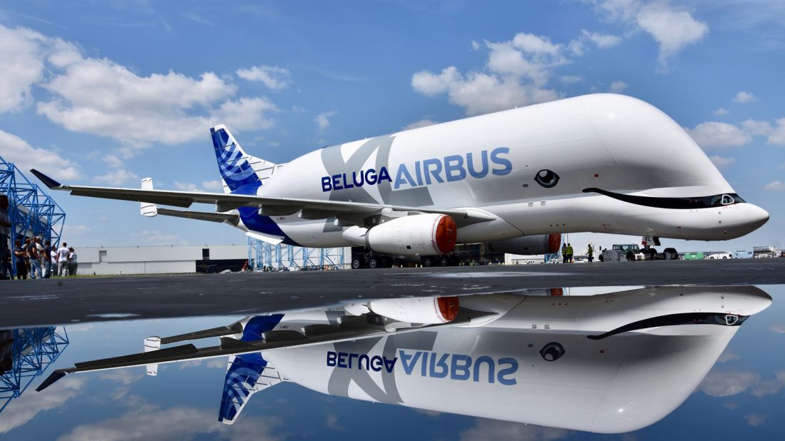 <strong> July:</strong> The Beluga XL "Flying Whale" completed its test flight at France's Toulouse-Blagnac Airport on July 19. 