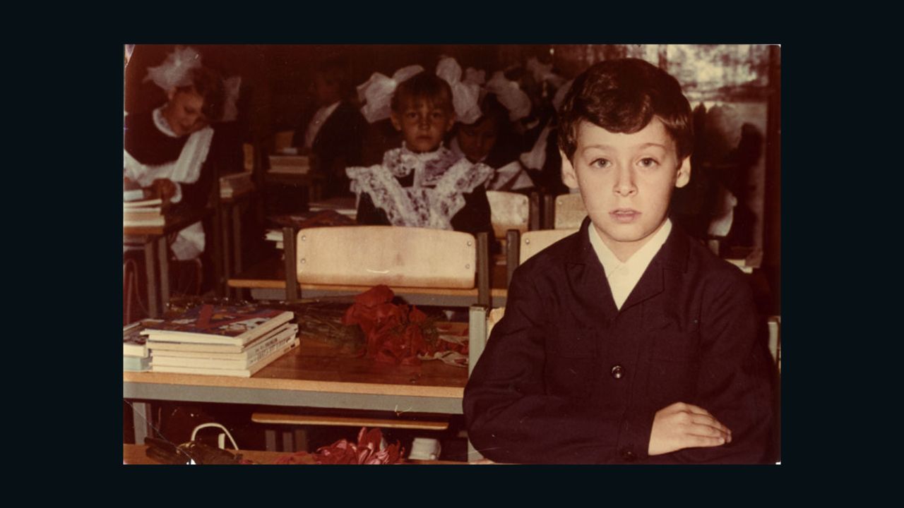 Lev Golinkin as a child