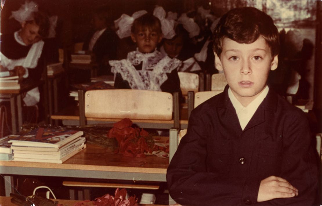 Lev Golinkin as a child