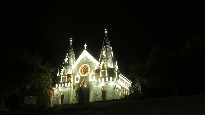 <strong>Historical structure: </strong>Built in 1898, this Gothic-style church is one of the few structures left following the relocation of Banbian Street.