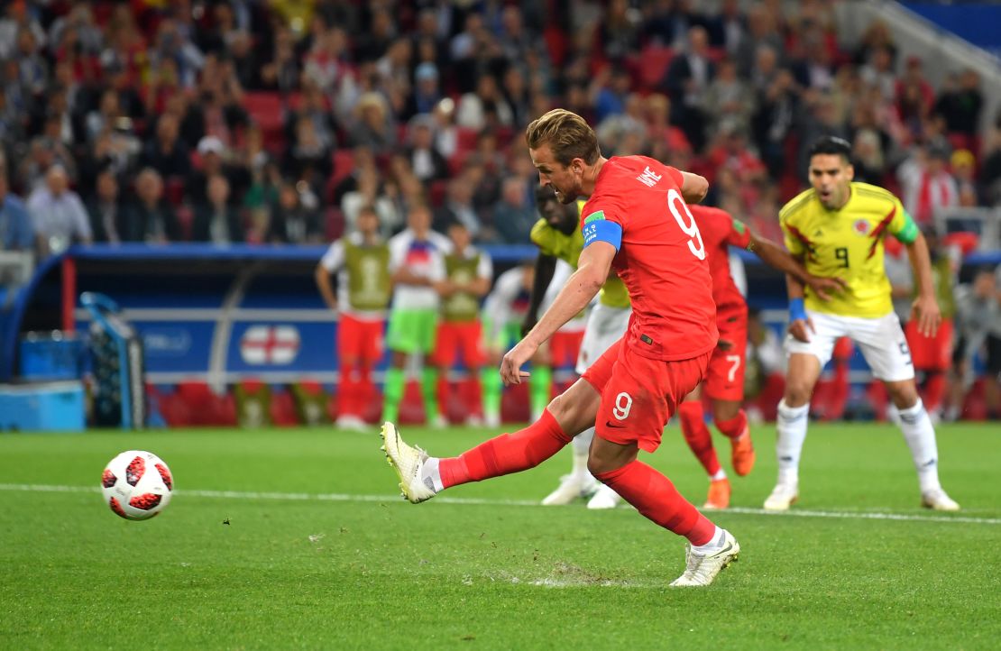 Kane is the first England player to score six goals at a World Cup since Gary Lineker in 1990.
