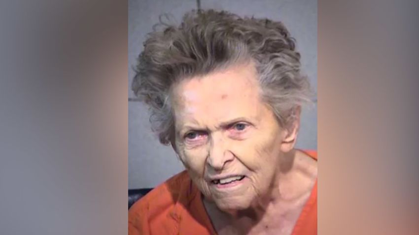 Anna Mae Blessing, a 92-year-old woman charged with first degree murder for the killing of her son in Maricopa County, Arizona.