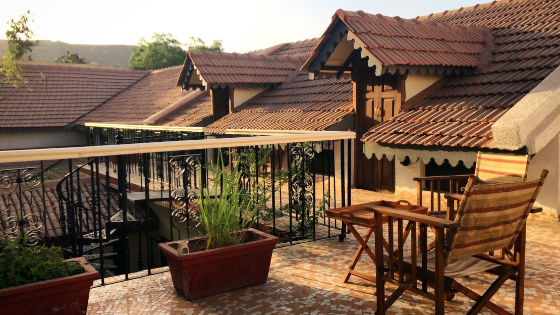 The Bhuj House is set inside a restored 19th-century Parsi courtyard home.