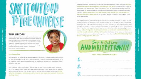 Actress Tina Lifford's letter to her younger self in "WOWsdom!"