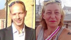 Charles Rowley and Dawn Sturgess are seen in images taken from their Facebook accounts