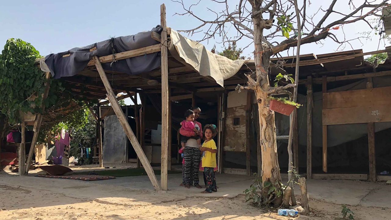 Thirty-five families risk losing their humble homes.