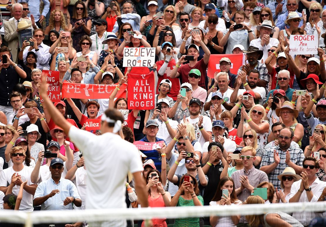 Everywhere he goes in the world to play tennis, Roger Federer fans shower the Swiss with praise. 