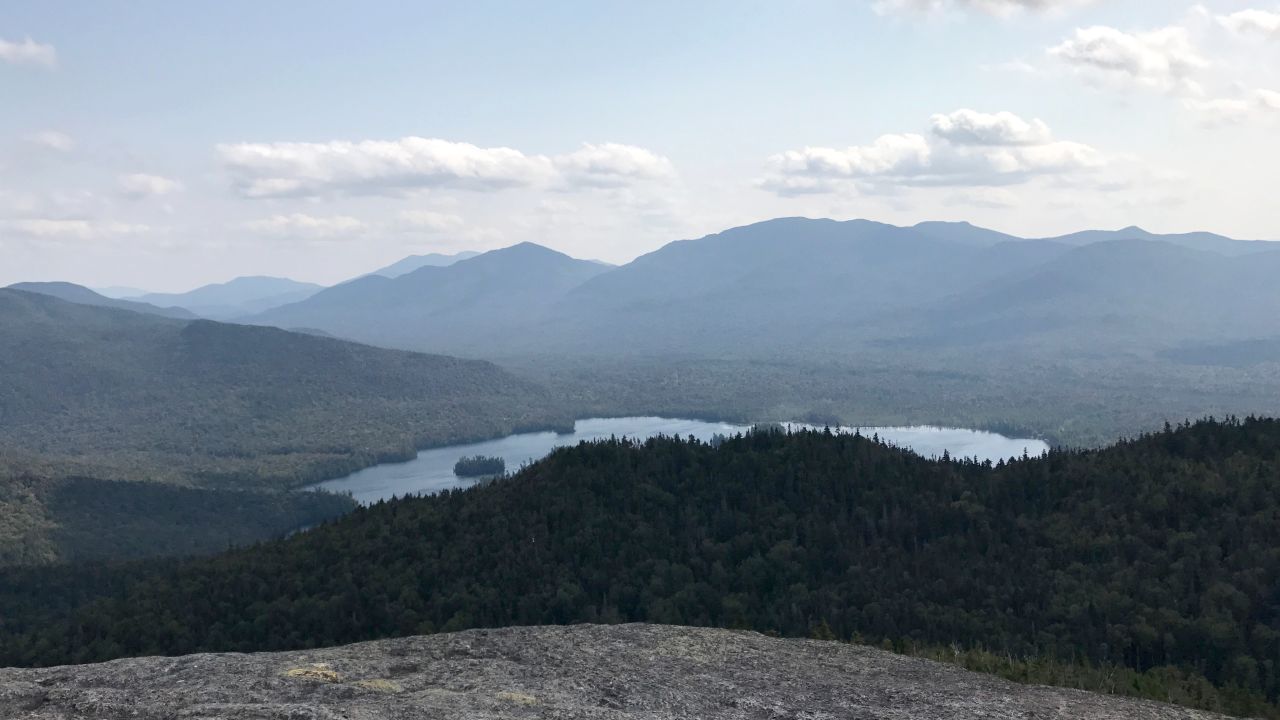 saranac, surrounded by the Adirondacks.