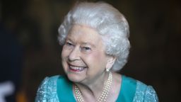 EDINBURGH, SCOTLAND - JULY 03: Queen Elizabeth II attends a reception for 603 (City of Edinburgh) Squadron, Royal Auxiliary Air Force, who have been honoured with the Freedom of The City of Edinburgh, at the Palace of Holyroodhouse on July 3, 2018 in Edinburgh, United Kingdom. (Photo by Jane Barlow - Pool/Getty Images)