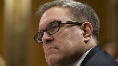 Andrew Wheeler during his confirmation hearing to be Deputy Administrator of the Environmental Protection Agency before the United States Senate Committee on the Environment and Public Works on Capitol Hill in Washington, D.C. on November 8th, 2017. Alex Edelman/CNP/DPA/AP 