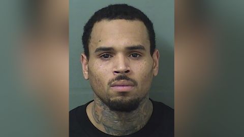 Chris Brown's arrest mugshot