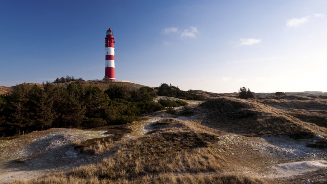 The sands at  Amrum take up one third of the island.