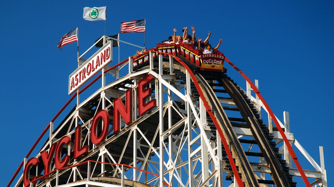One of the most iconic Coney rides is the Cyclone.