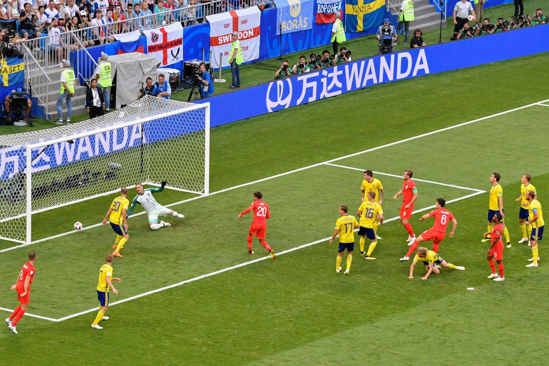 Harry Maguire's header helped England beat Sweden to reach the semifinals.