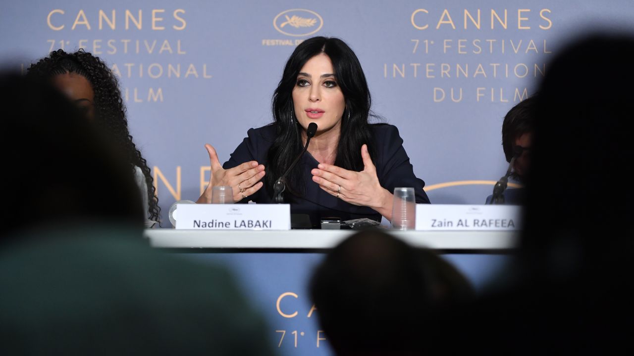 CANNES, FRANCE - MAY 18:  Director Nadine Labaki  attends "Capharnaum" Press Conference during the 71st annual Cannes Film Festival at Palais des Festivals on May 18, 2018 in Cannes, France.  (Photo by Gareth Cattermole/Getty Images)