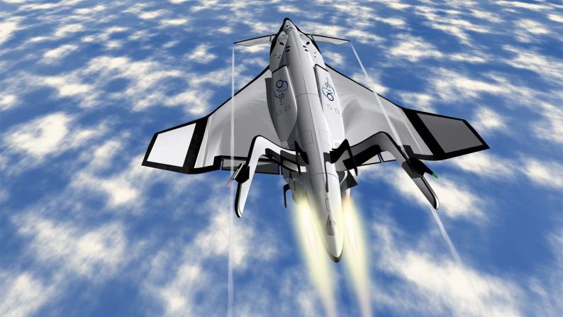<strong>SXT-A "Iron Speed": </strong>This concept combines three types of propulsion engines which would allow the passengers -- or "space tourists" -- to enjoy a supersonic cruise speed of Mach 2 and a maximum hypersonic speed of Mach 6. 