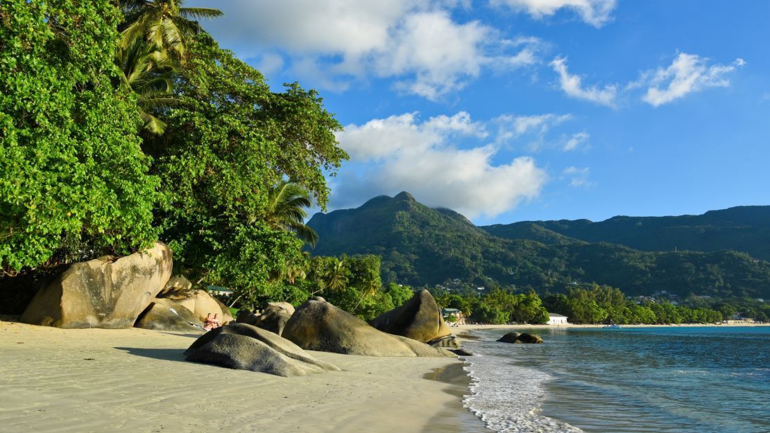 Beau Vallon is Mahé Island's longest beach.