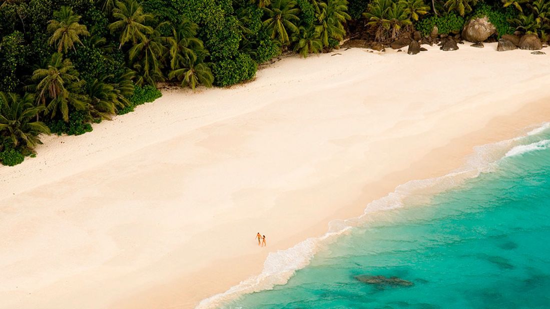 <strong>Honeymoon Beach: </strong>One of the world's most exclusive beaches, Honeymoon Beach is on North Island -- a private island where even the guests have to book ahead to gain access.