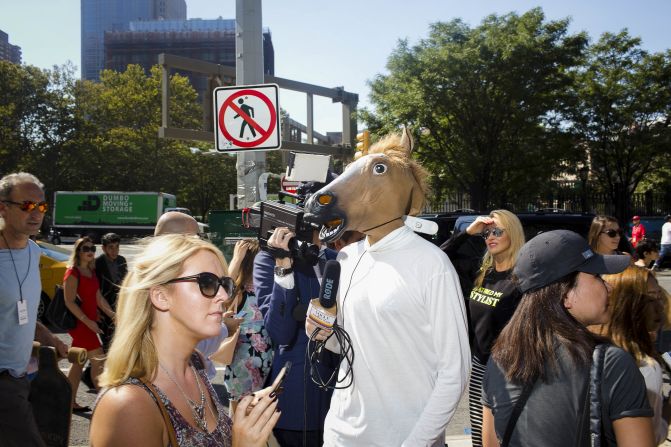 Scenes from New York Fashion Week in 2015.