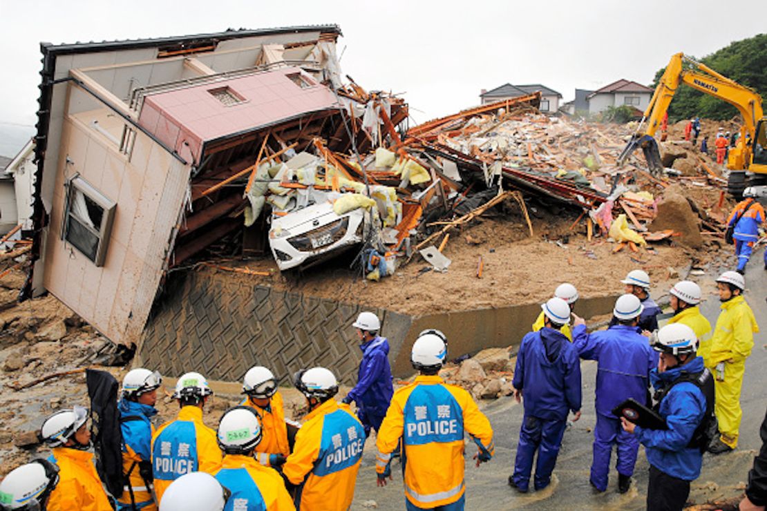 Japan floods: At least 122 dead after heavy rain and landslides | CNN