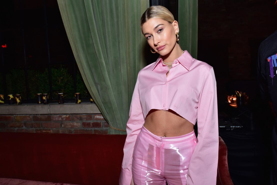 Hailey Baldwin at The Bowery Hotel in New York in 2018