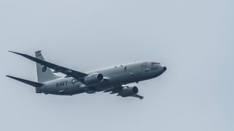A P-8A Poseidon reconnaissance plane is shown in this file photo.