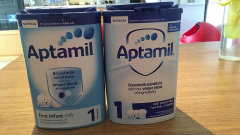 Danone recently made changes to some of its Aptamil milk formulas for babies.