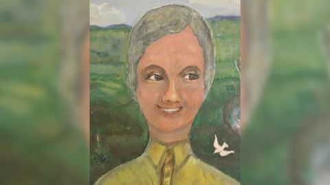 A nurse painted a portrait of Wilhemena 'Bill' Smith in her final days.
