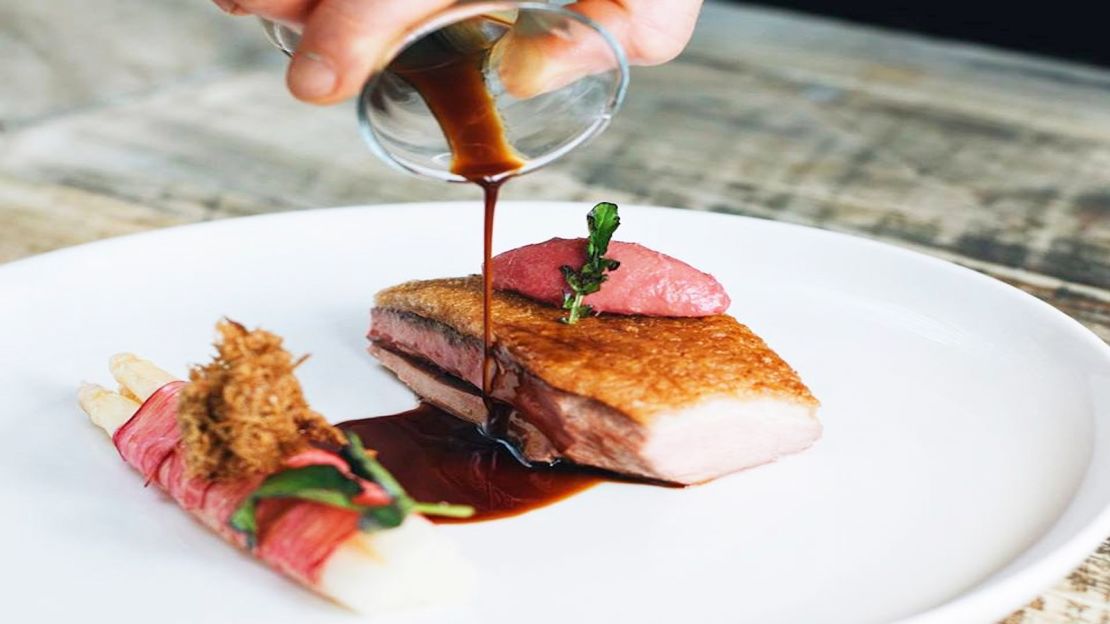 North Fork Table & Inn has a seasonally inspired featuring locally grown produce.