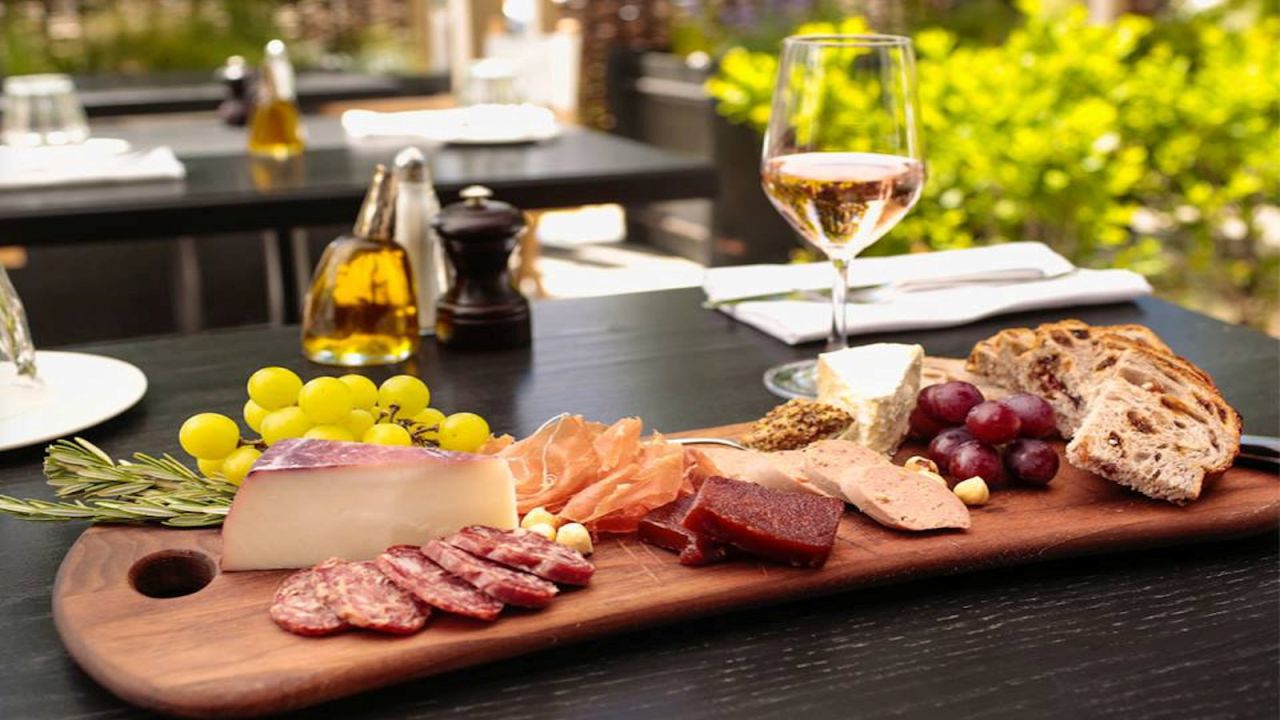 Arbor has various small plates including cheese and charcuterie.