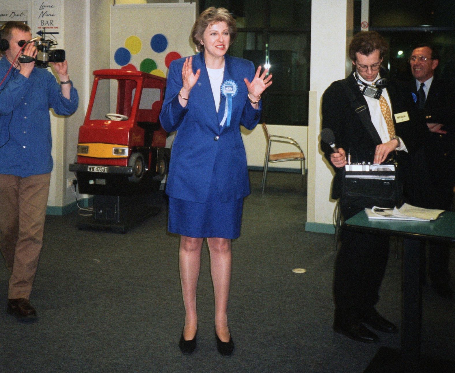 In May 1997, May was elected to Parliament. She had previously been a councillor in the London borough of Merton.