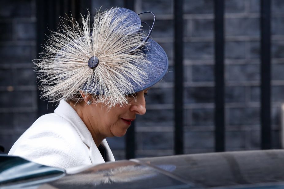 May leaves No. 10 Downing St. after a Cabinet meeting in July 2018.