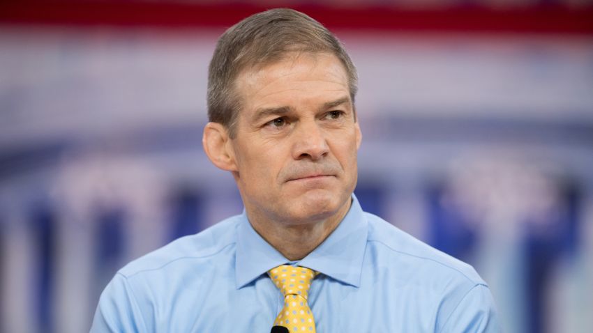 OXON HILL, MD, UNITED STATES - 2018/02/23: Representative Jim Jordan (R), Representative for Ohio's 4th congressional district, at the Conservative Political Action Conference (CPAC) sponsored by the American Conservative Union held at the Gaylord National Resort & Convention Center in Oxon Hill. Michael Brochstein/SOPA Images/LightRocket/Getty Images