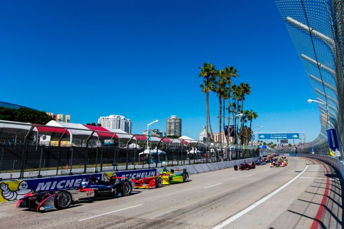 Formula E has made big strides stateside, having previously held races in Long Beach (pictured) and Miami. 