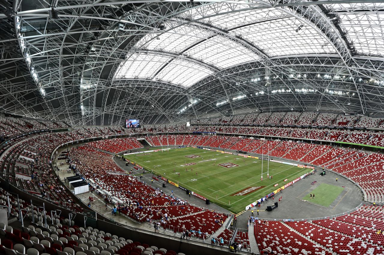 Singapore's National Stadium has a 55,000 capacity. 