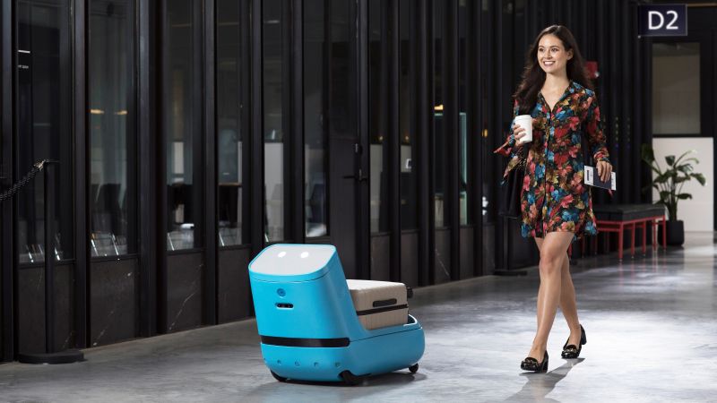 Robot luggage sales