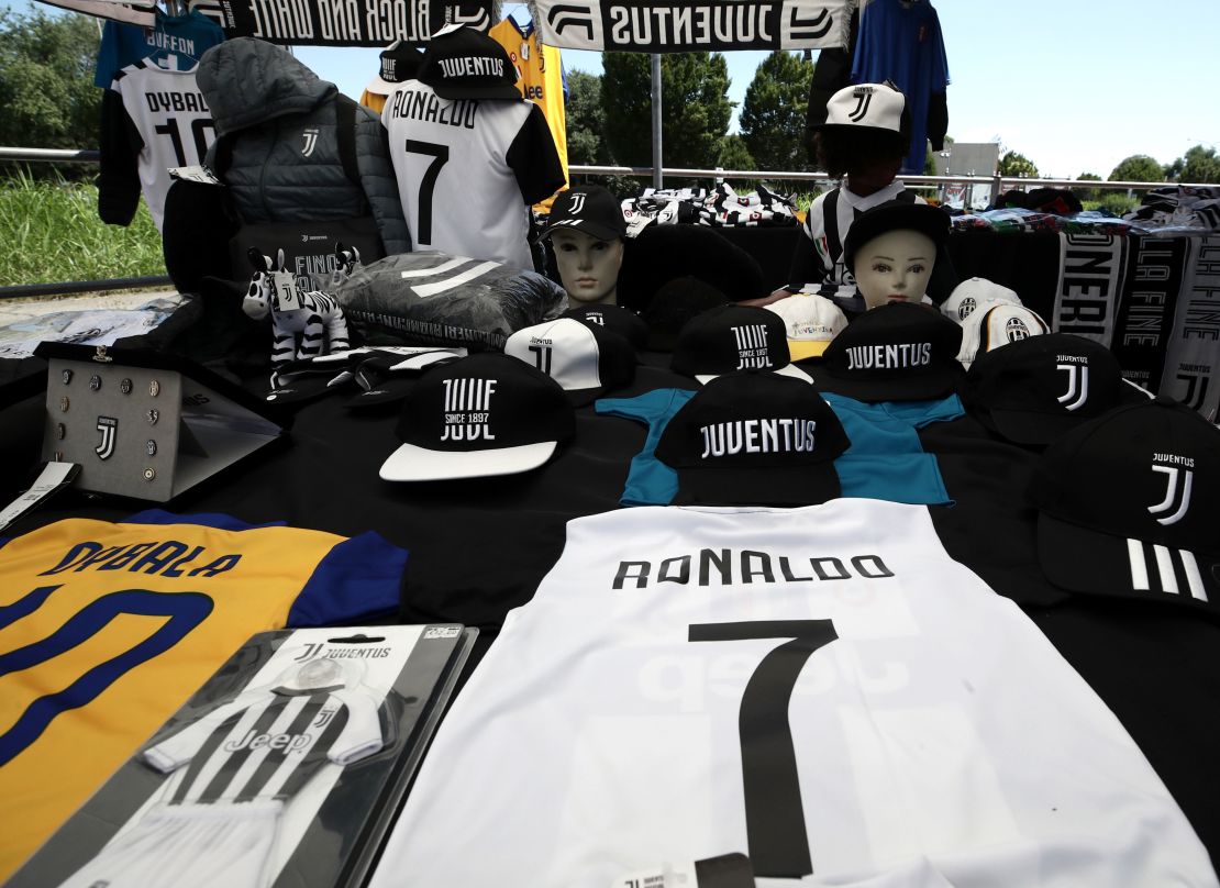 And it's not just Cristiano Ronaldo replica shirts you can buy ...