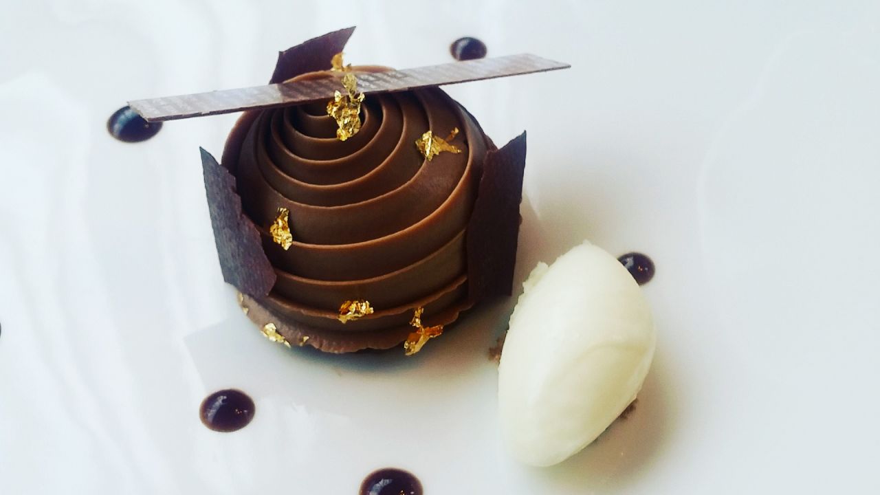 Sophisticated desserts at The Greenhouse.