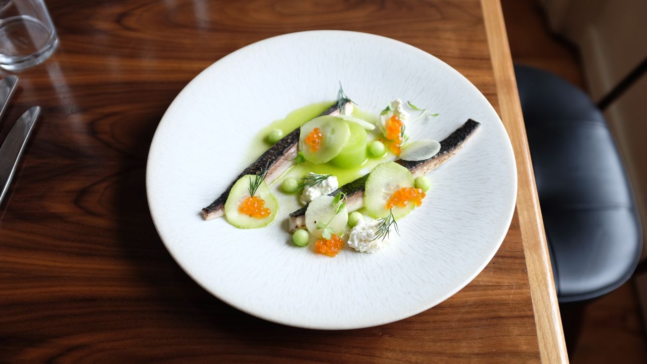 A delicious mackerel dish from The Pig's Ear.
