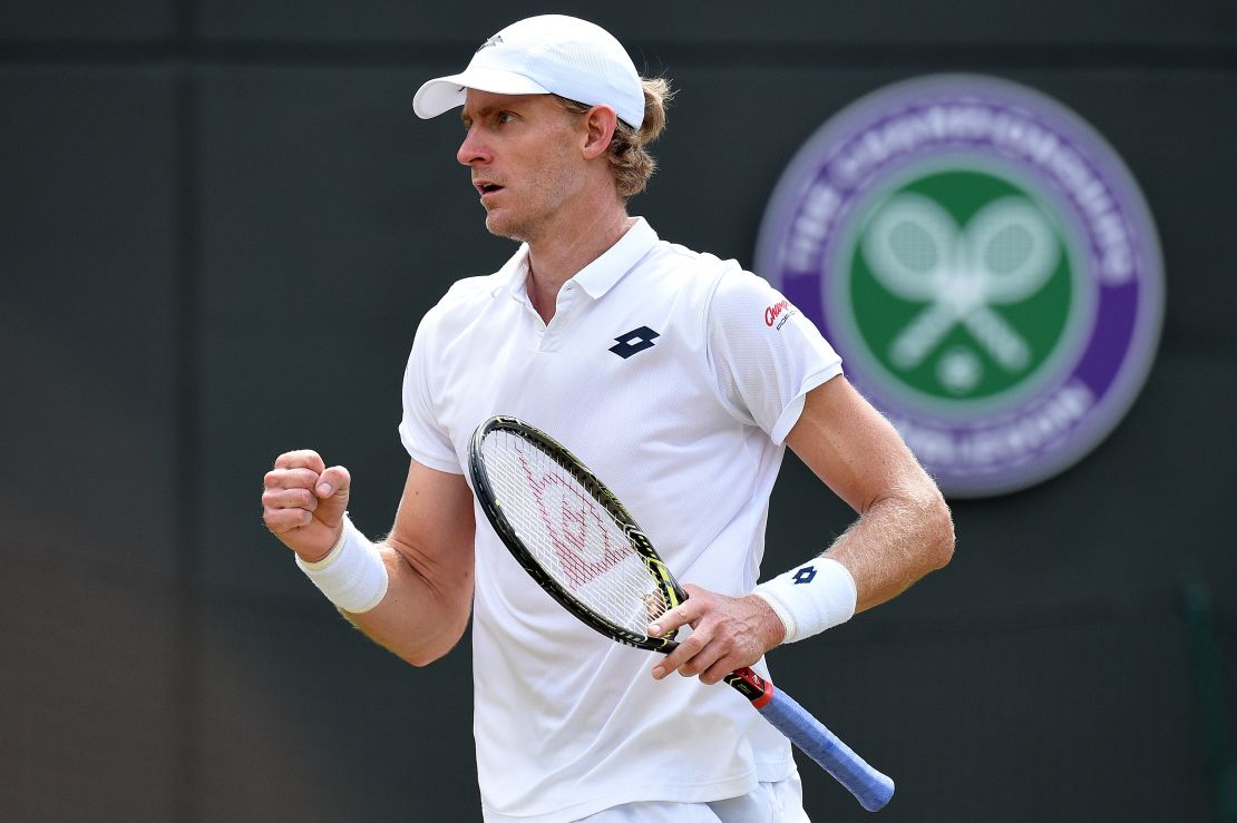 South Africa's Kevin Anderson at Wimbledon.
