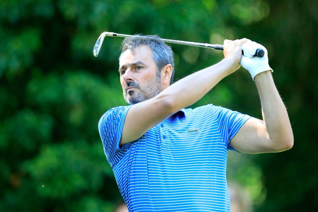 Van de Velde in action during the Swiss Seniors Open in July 2018.