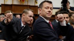 FBI Deputy Assistant Director Peter Strzok is seated to testify before the the House Committees on the Judiciary and Oversight and Government Reform during a hearing on "Oversight of FBI and DOJ Actions Surrounding the 2016 Election," on Capitol Hill, Thursday, July 12, 2018, in Washington. (AP Photo/Evan Vucci)