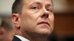 Peter Strzok prepares to testify before a joint hearing of the House Judiciary and Oversight and Government Reform committees in the Rayburn House Office Building on Capitol Hill July 12, 2018 in Washington, DC. (Photo by Chip Somodevilla/Getty Images)